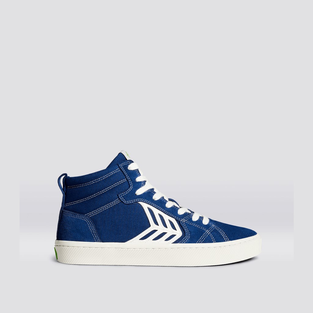 CATIBA PRO Cariuma High Top Tela Bleu Homme | FZQ-8165568